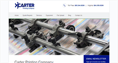 Desktop Screenshot of carterprinting.com